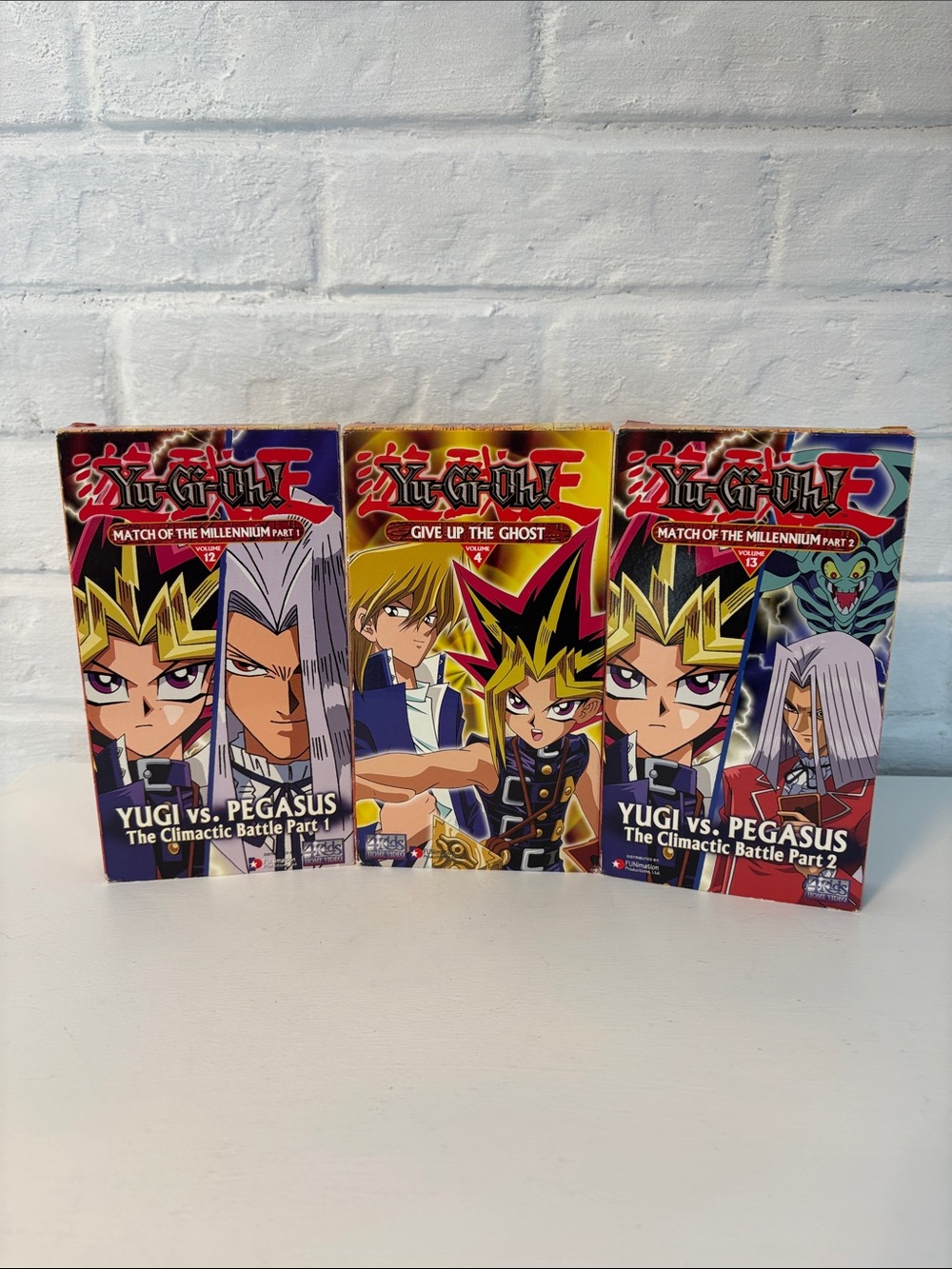 Vintage Yu-Gi-Oh! VHS. Volume 4,12,13